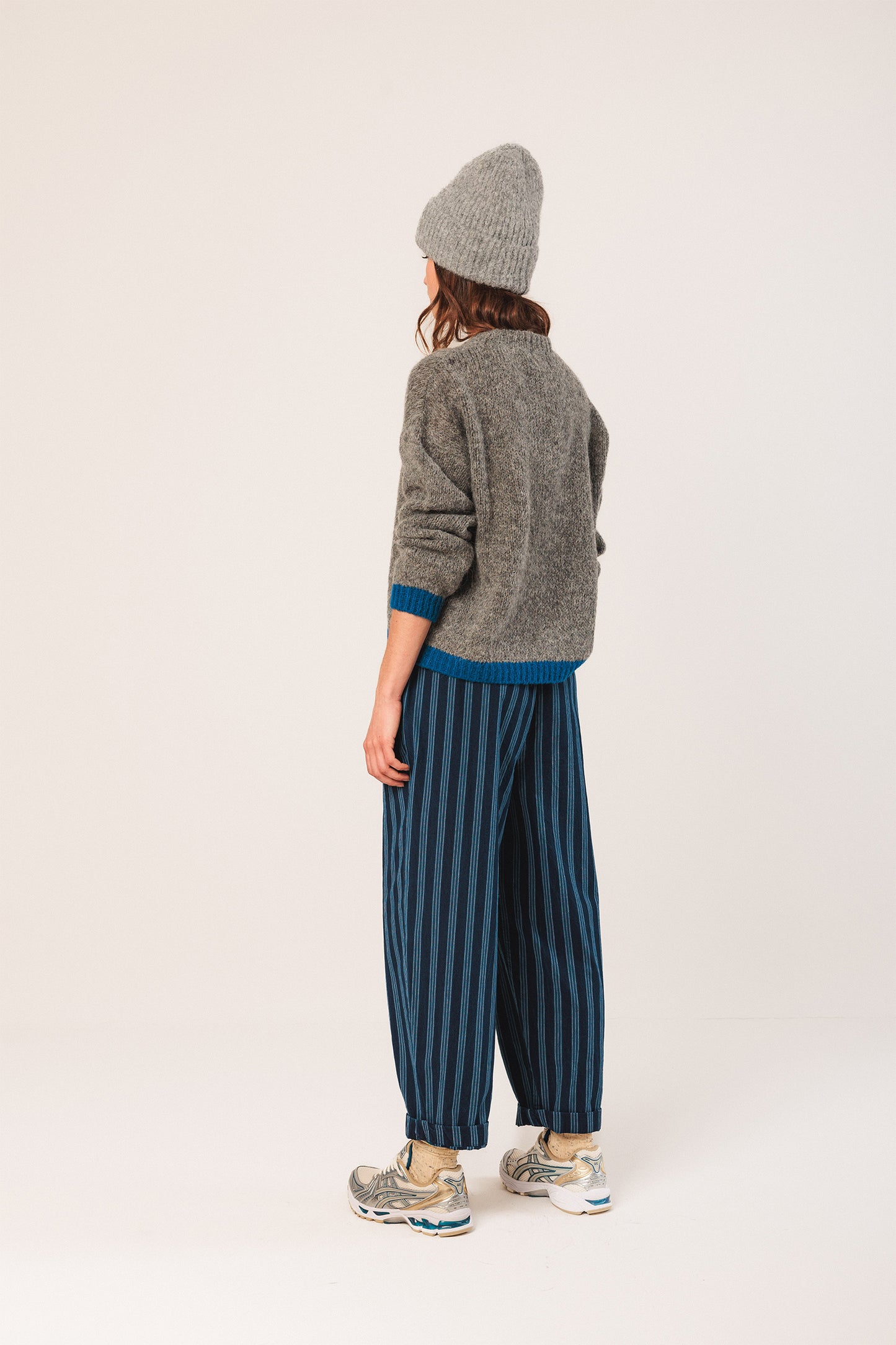 PULL EN MAILLE BICOLORE