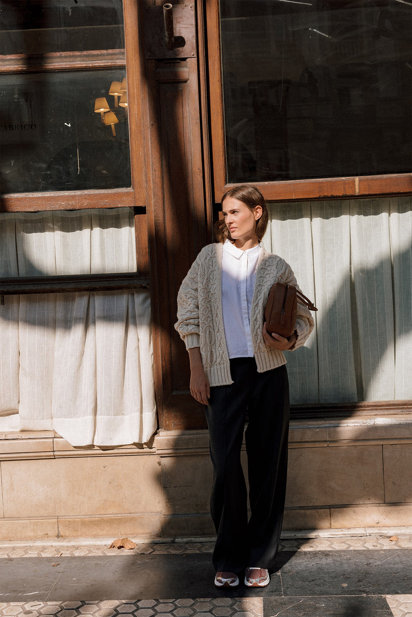 CARDIGAN EN MAILLE TORSADÉE