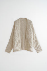 CABLE KNIT CARDIGAN