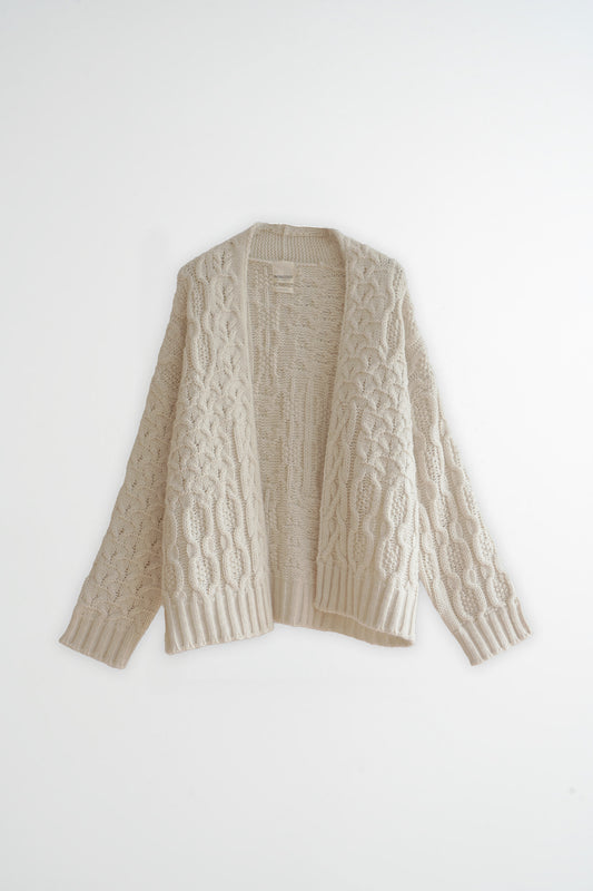 CARDIGAN EN MAILLE TORSADÉE 6