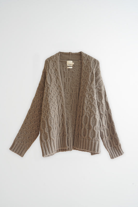 CARDIGAN EN MAILLE TORSADÉE 5
