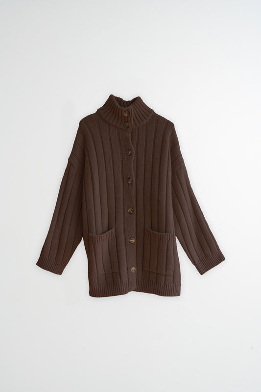 RIBBED KNIT CARDIGAN 7