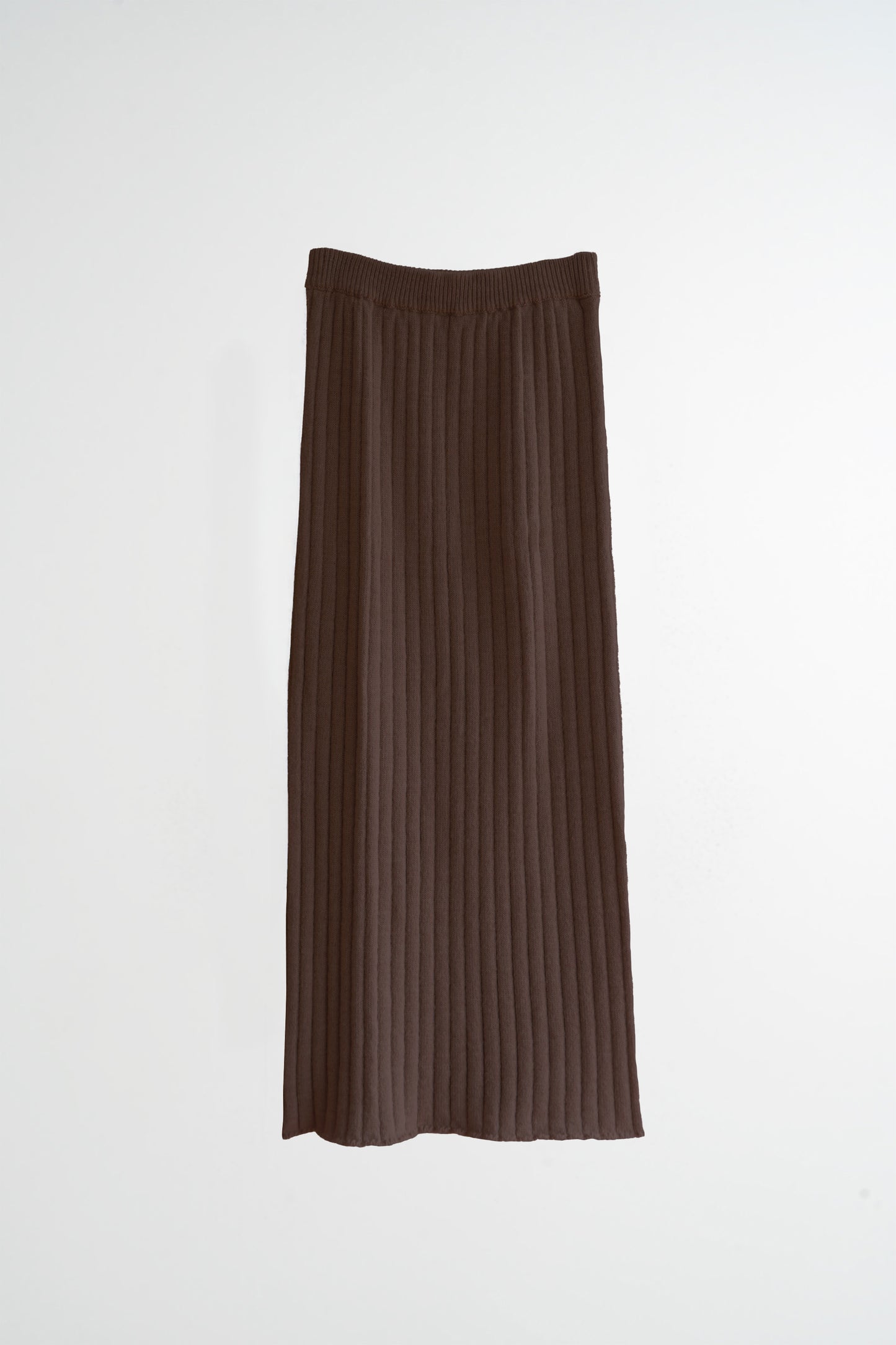 RIBBED KNIT SKIRT