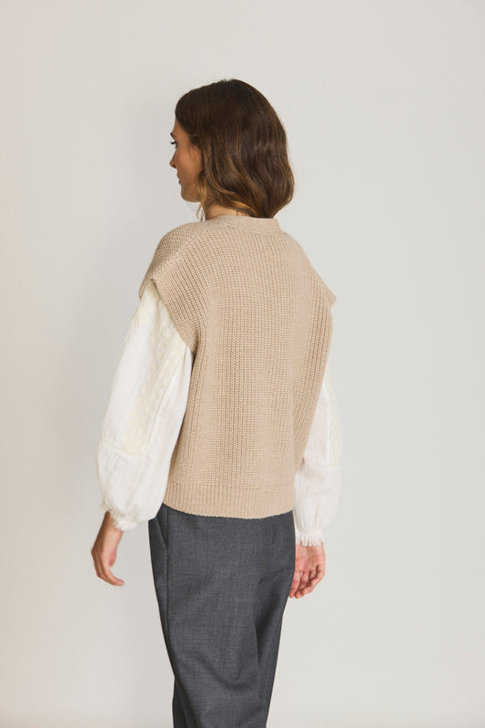 ZIP-UP KNIT VEST 3