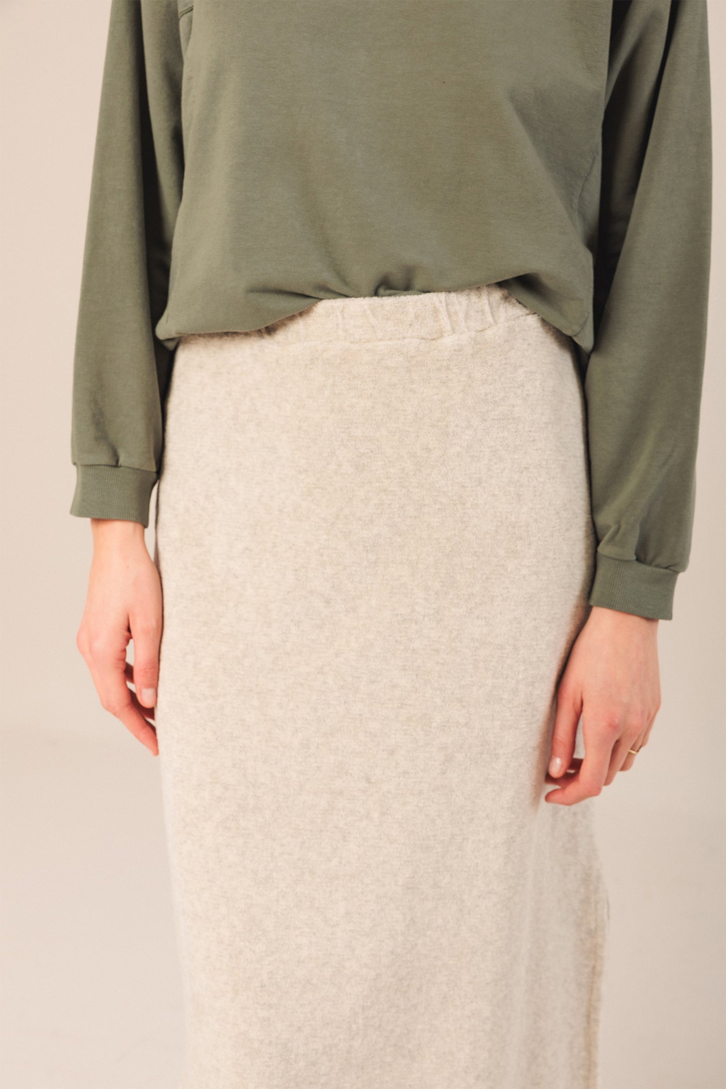 LONG TERRY SKIRT