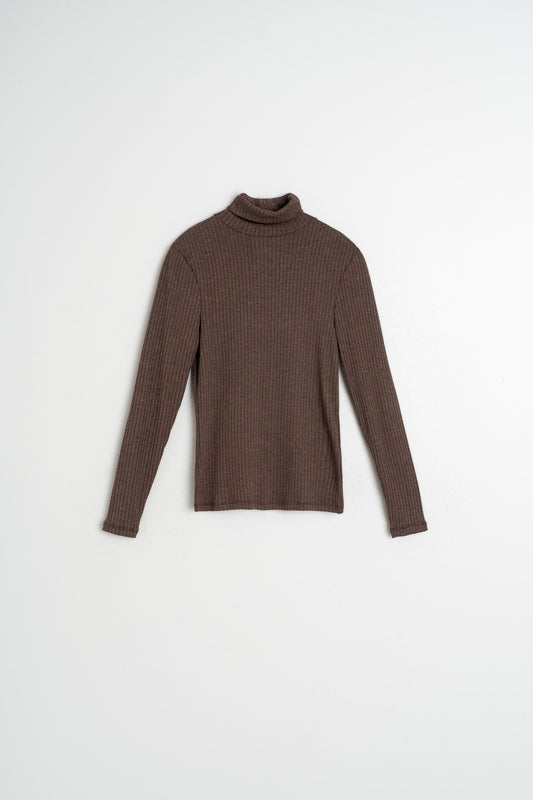 FITTED RIBBED T-SHIRT 4