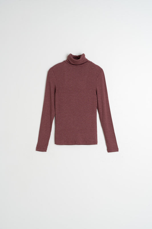FITTED RIBBED T-SHIRT 4