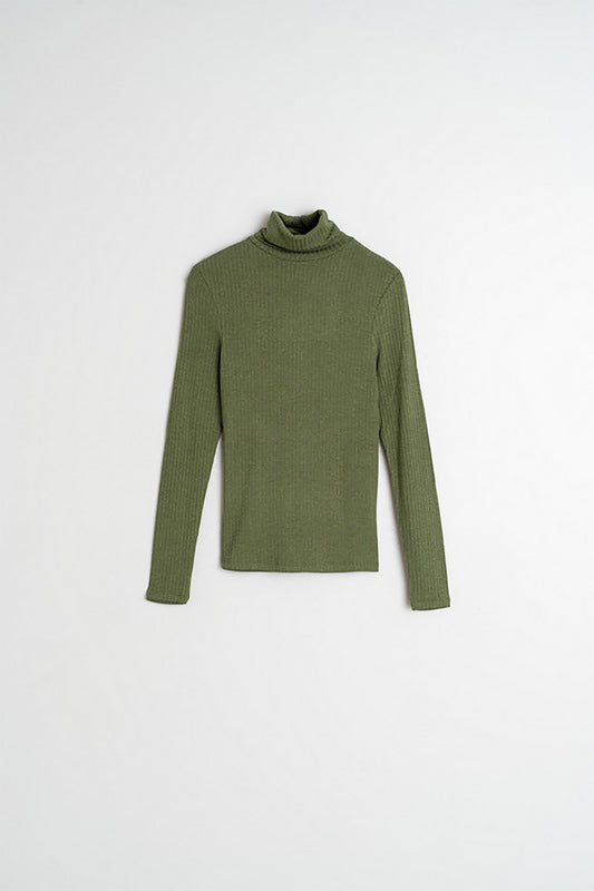 FITTED RIBBED T-SHIRT 1