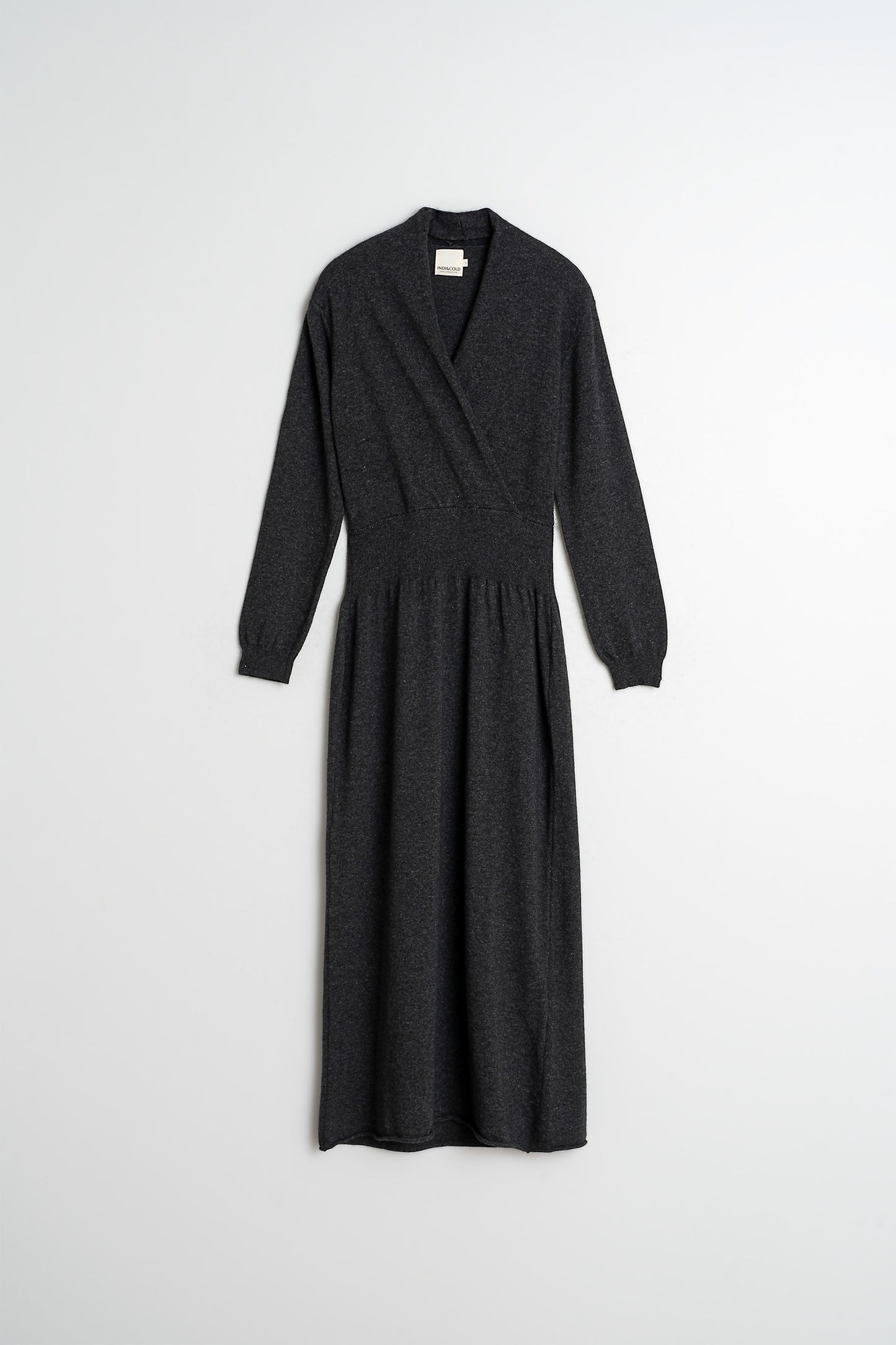 VESTIDO LARGO CON CASHMERE