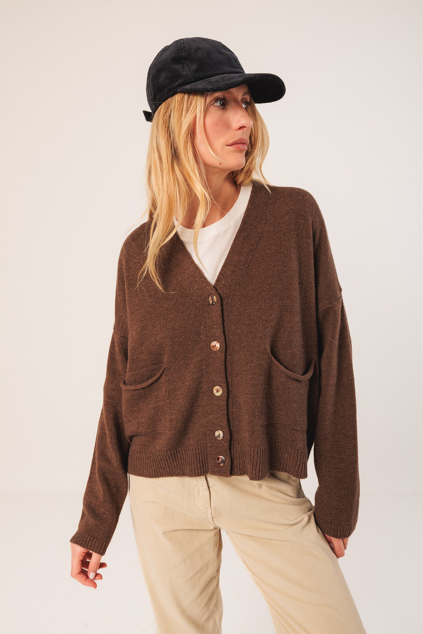 CHAQUETA CON CASHMERE