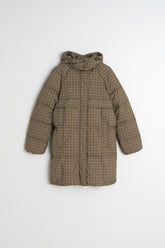 MANTEAU EN DUVET À CARREAUX