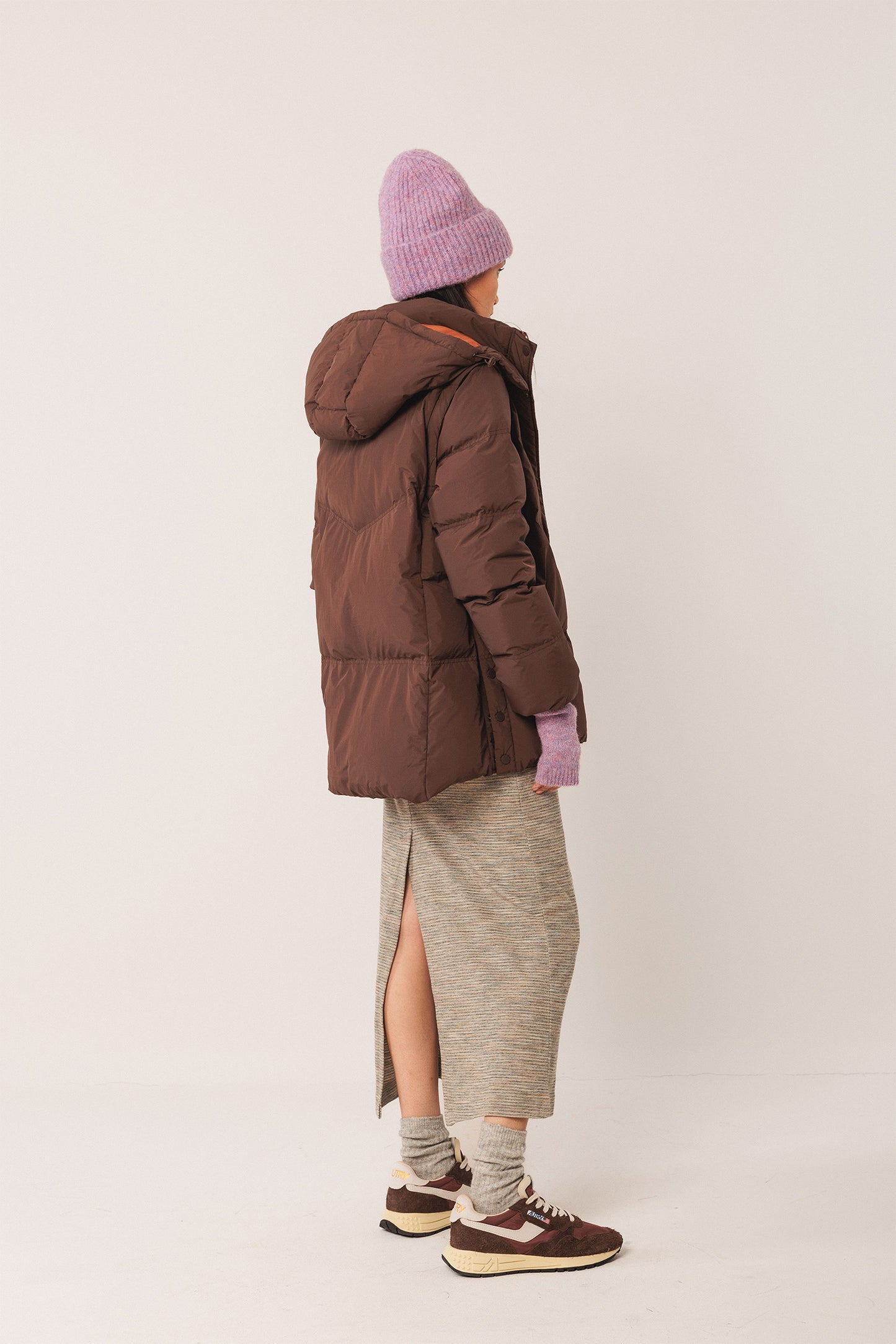 PLAIN QUILTED COAT