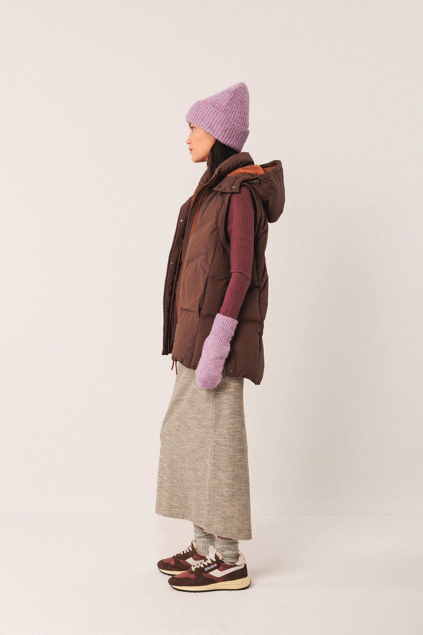 PLAIN QUILTED COAT