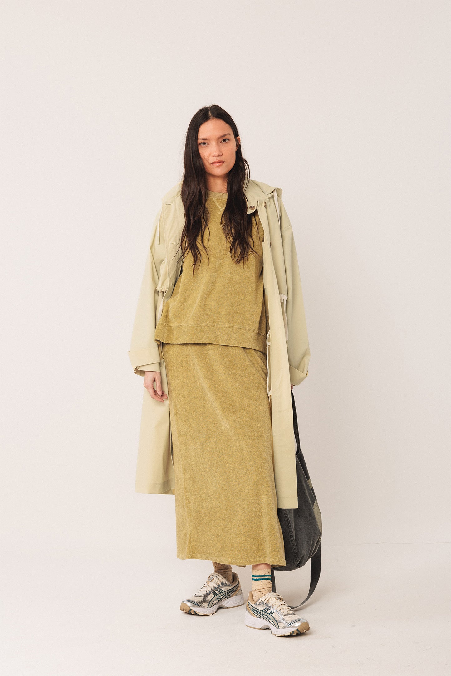 TRENCH-COAT À TAILLE RÉGLABLE