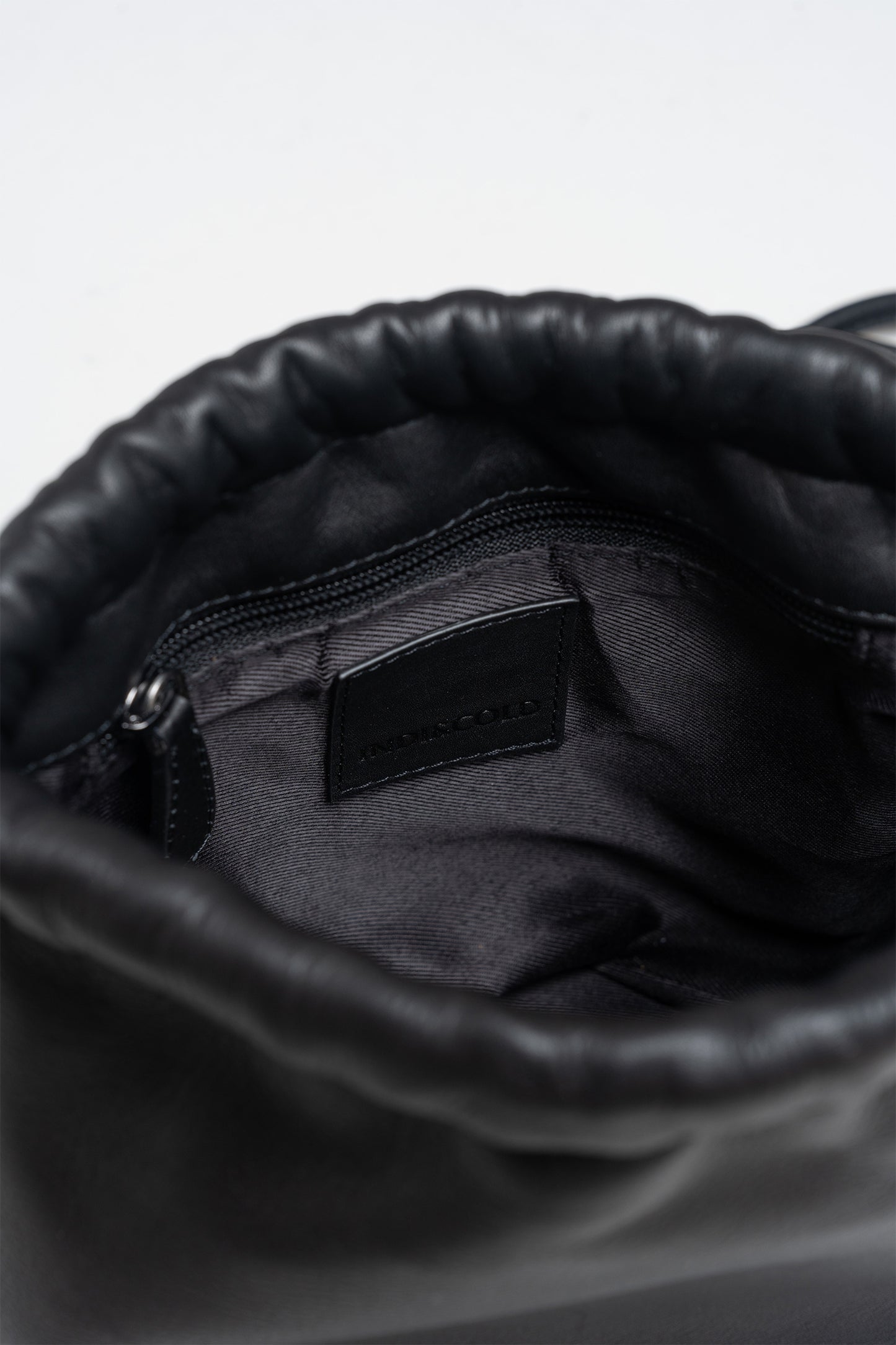 BOLSO PIEL FRUNCIDA