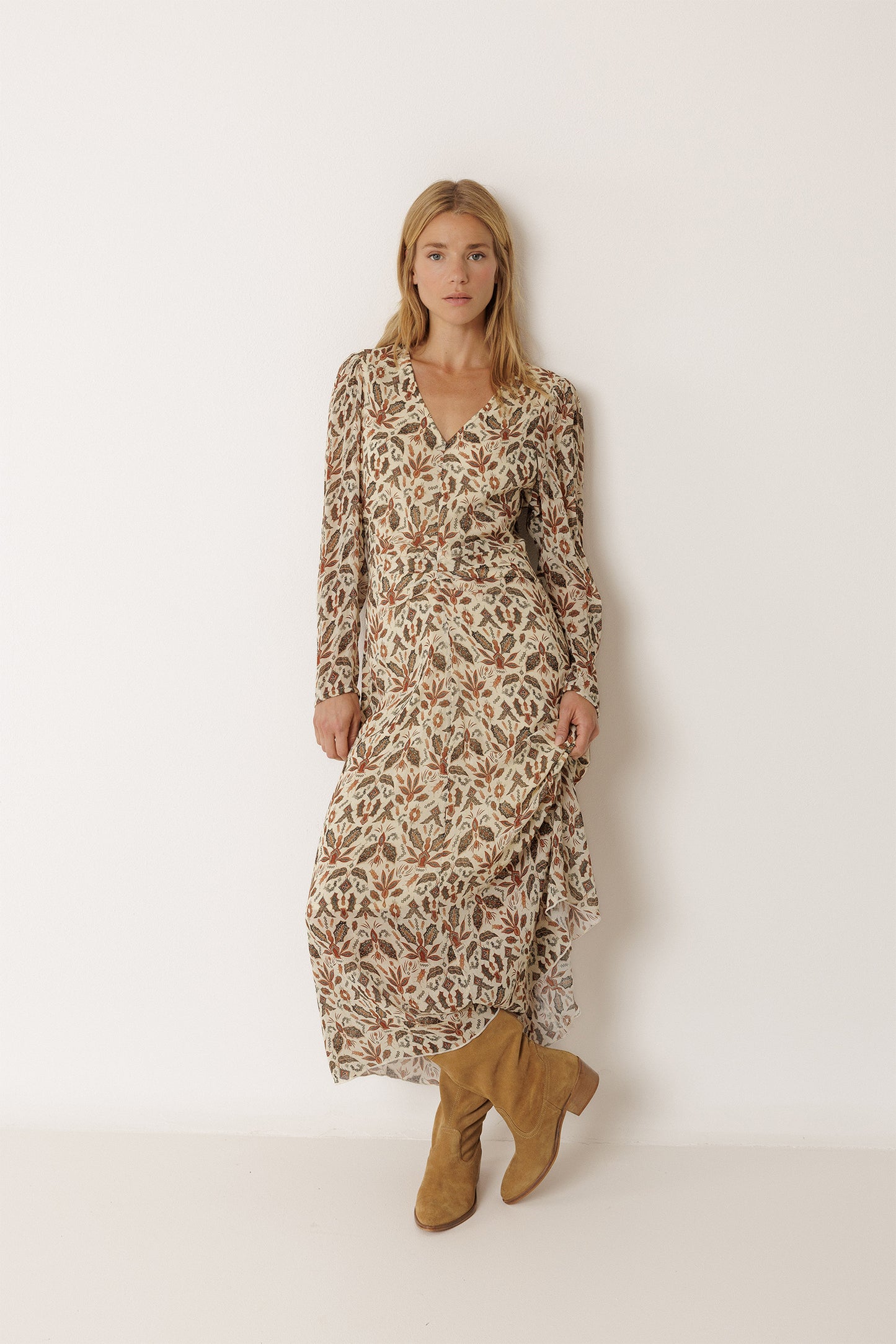 VESTIDO MANGA FAROL