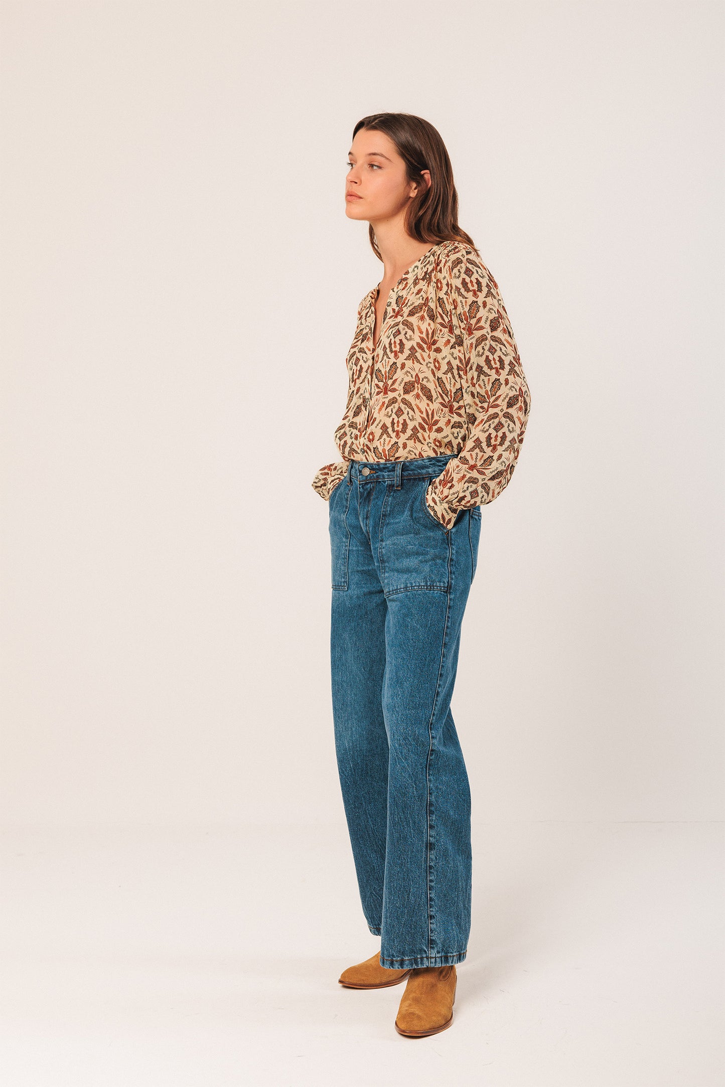 CHEMISE À SMOCK