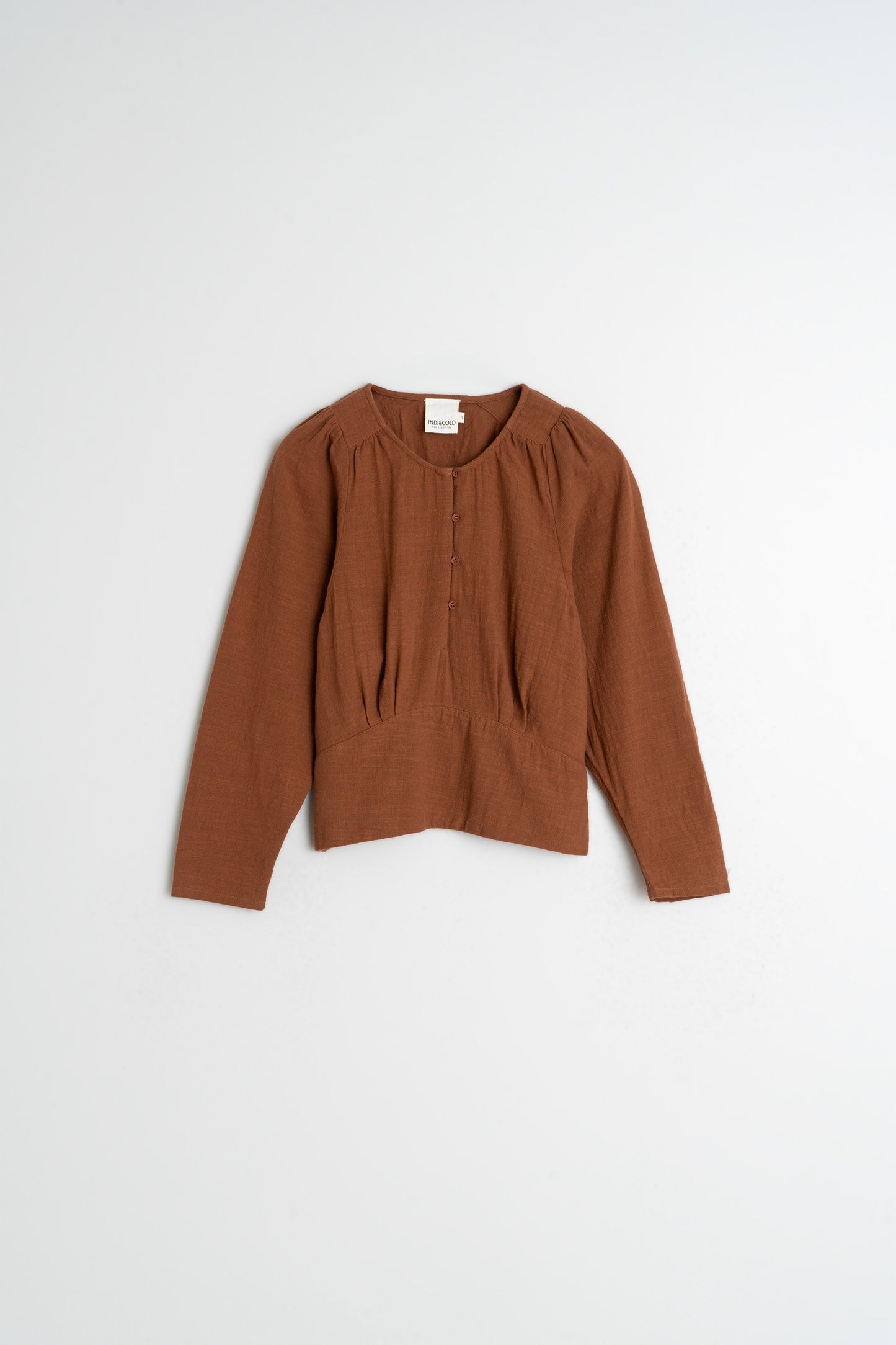 BLUSA ALGODÓN CREPADO