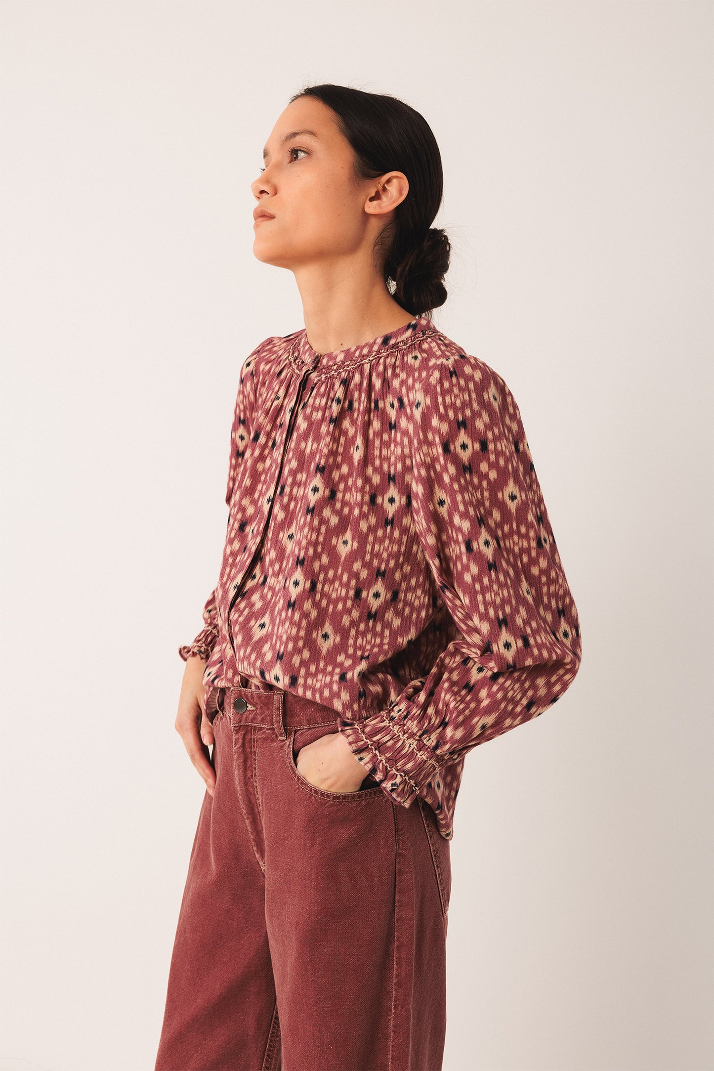 CHEMISE IMPRIMÉE IKAT