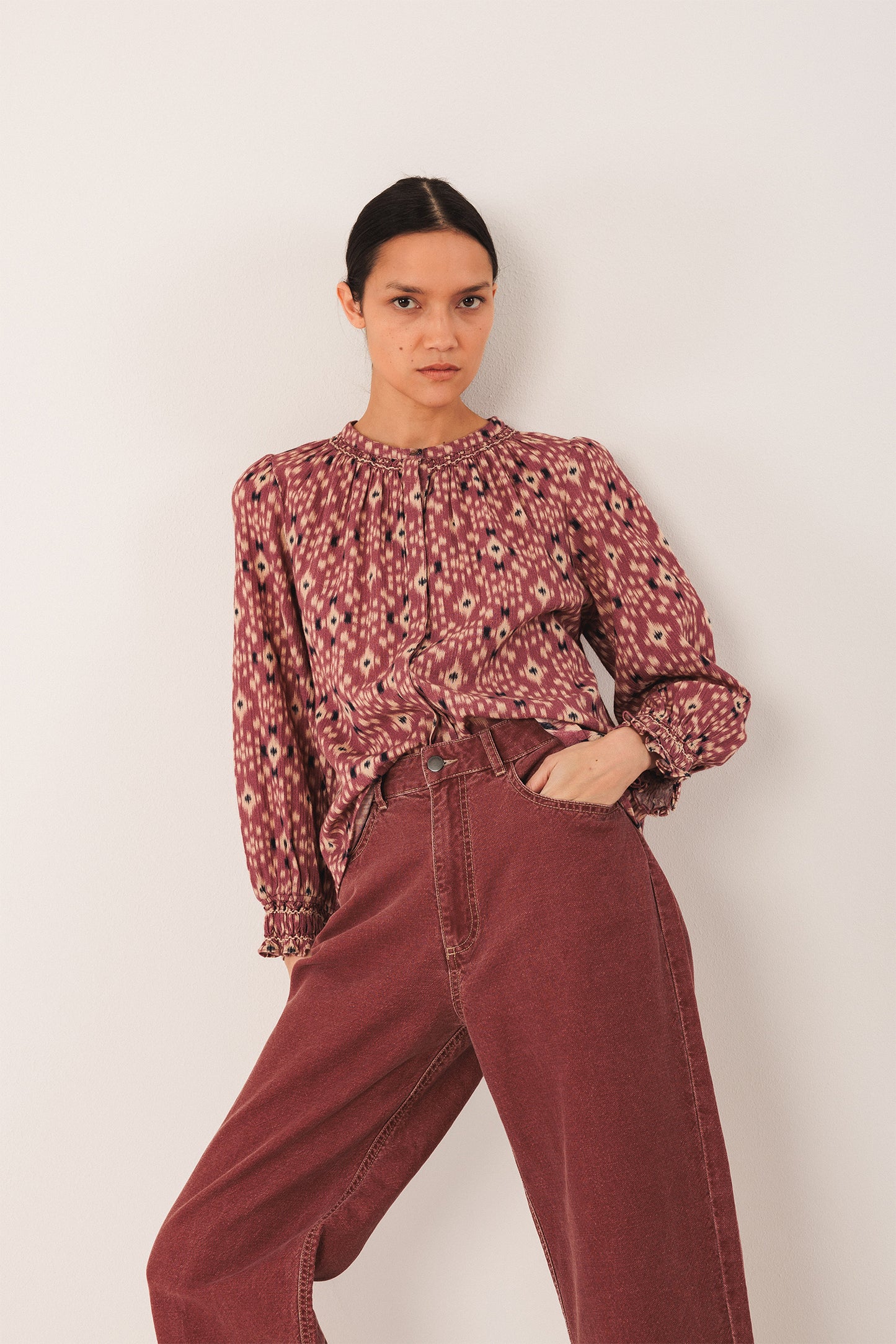 CHEMISE IMPRIMÉE IKAT