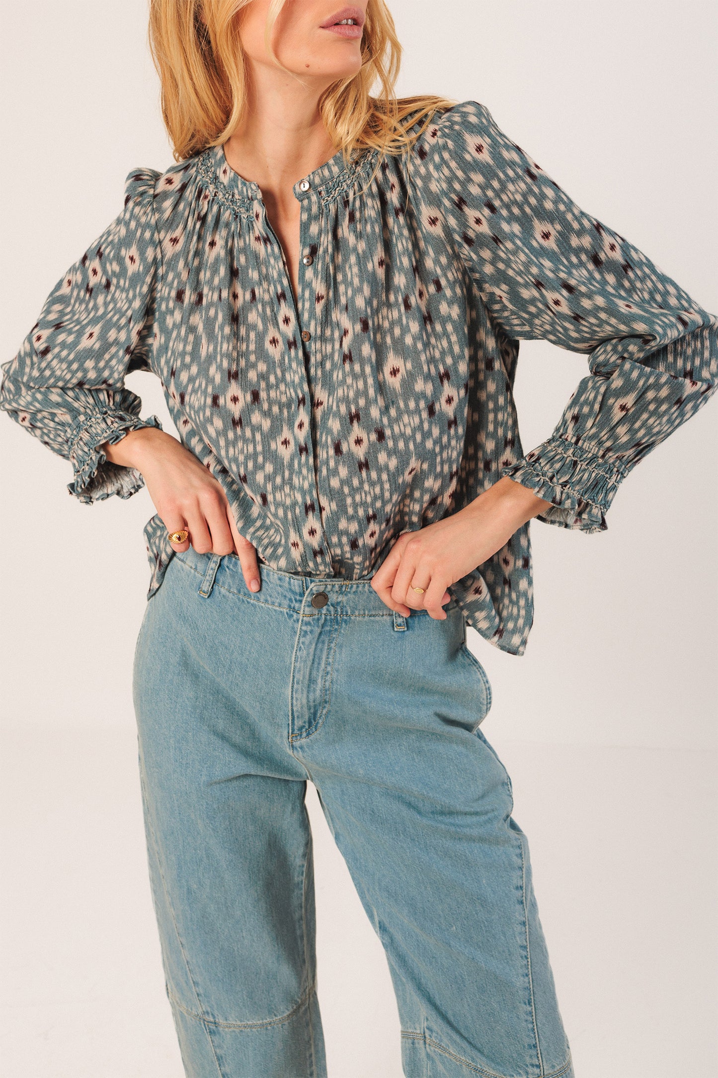 CHEMISE IMPRIMÉE IKAT