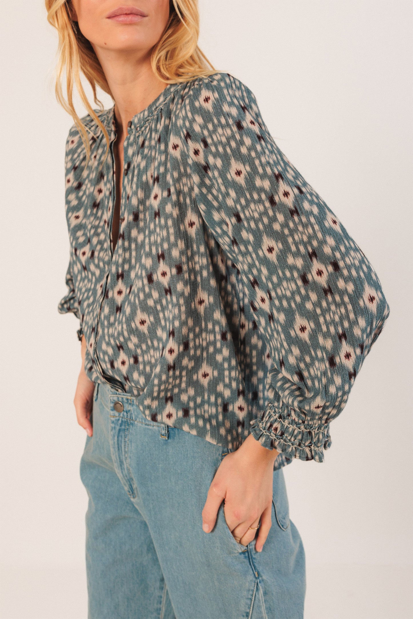 CHEMISE IMPRIMÉE IKAT