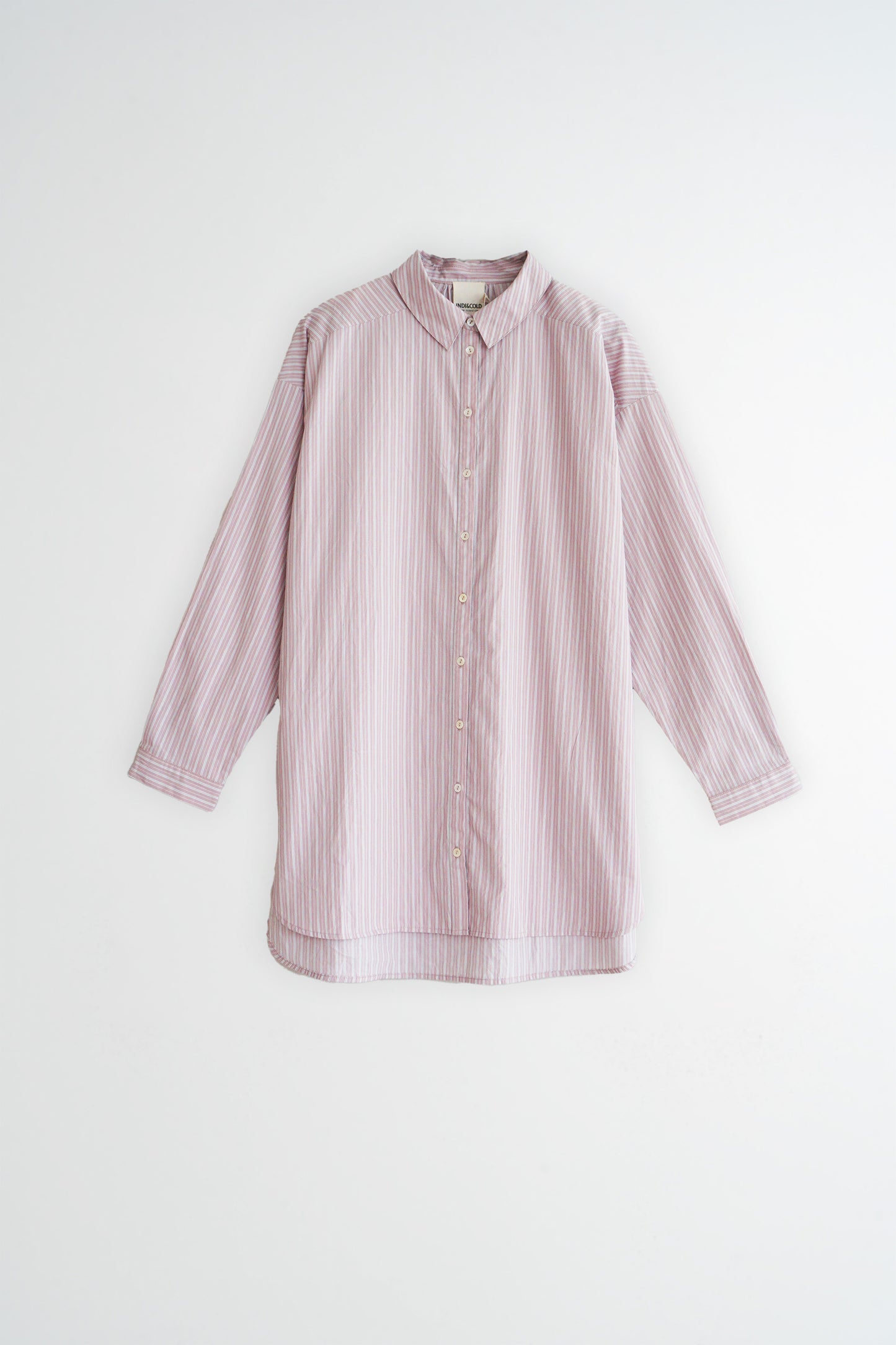 CHEMISE LONGUE À RAYURES