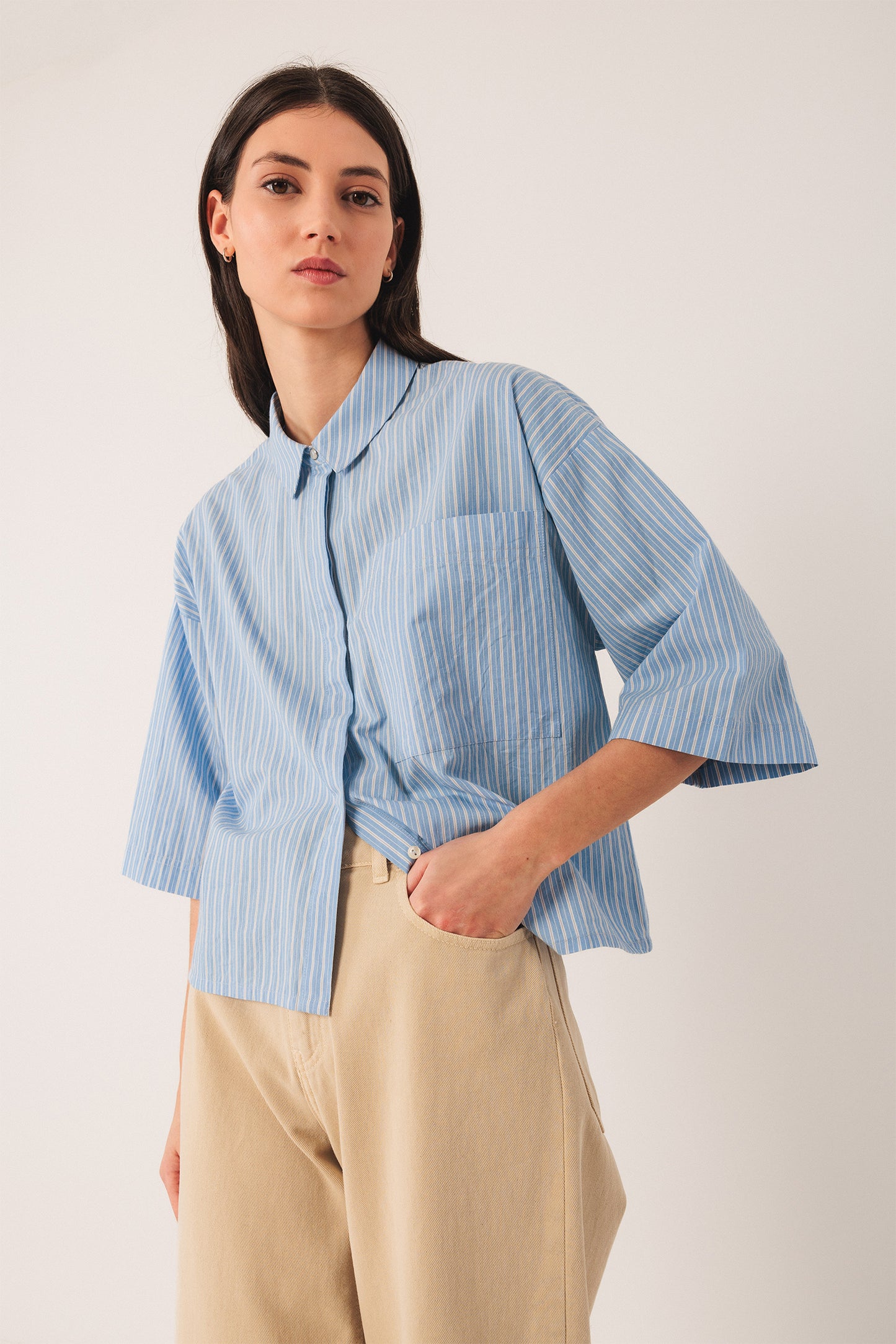 CHEMISE À RAYURES