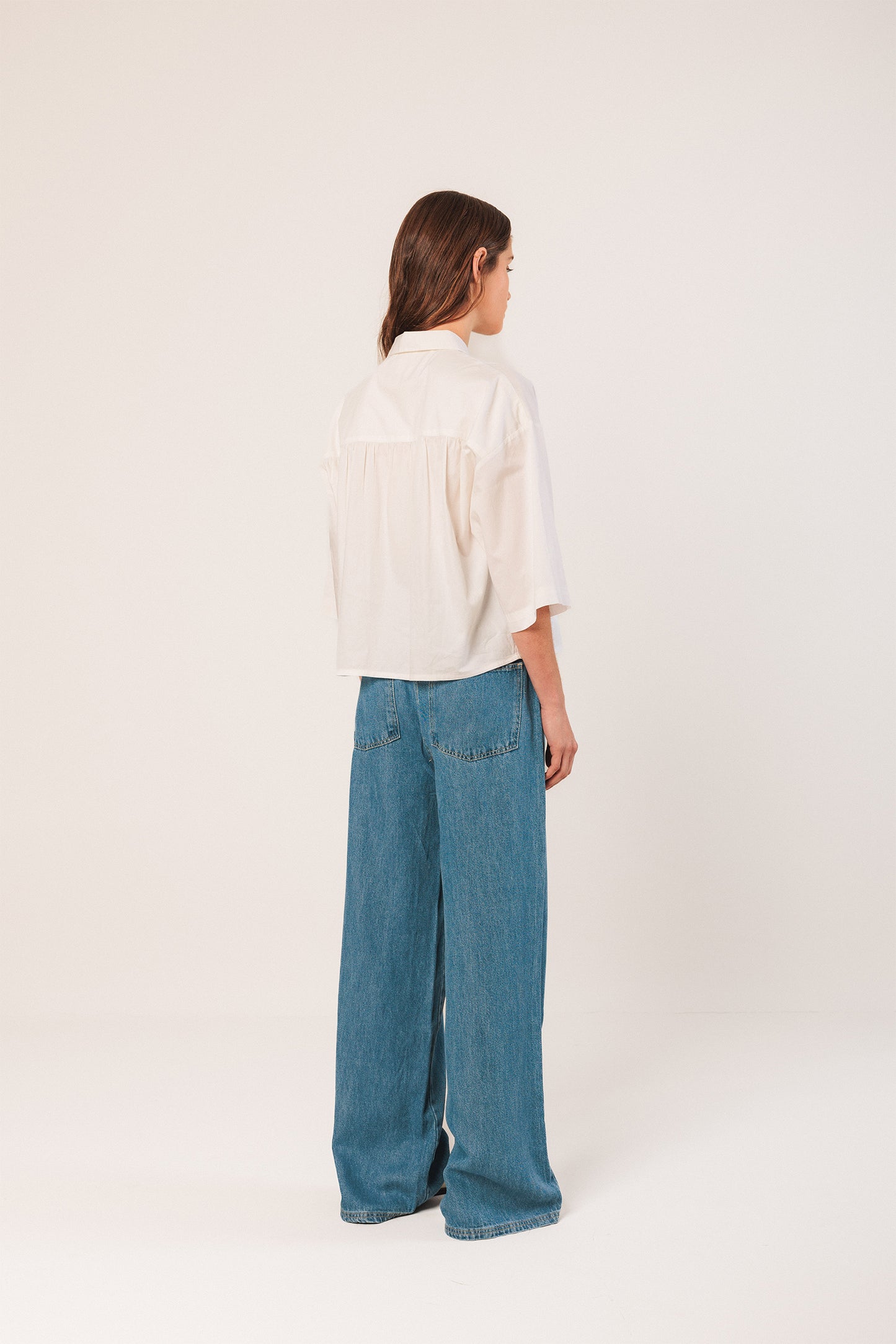 CHEMISE EN POPELINE BOX