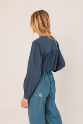 CHEMISE BRODÉE COMBINÉE