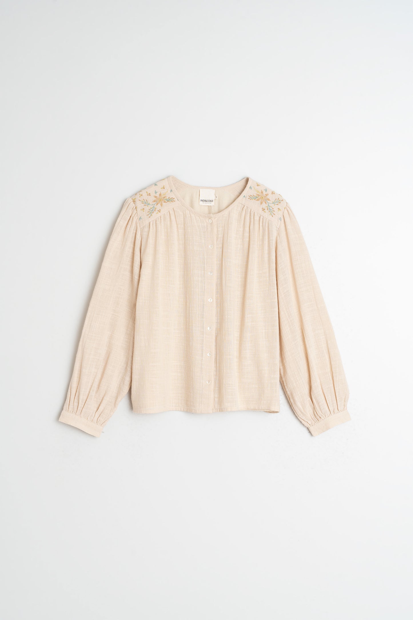 EMBROIDERED BOXY SHIRT