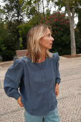 CAMISA BOX  BORDADOS