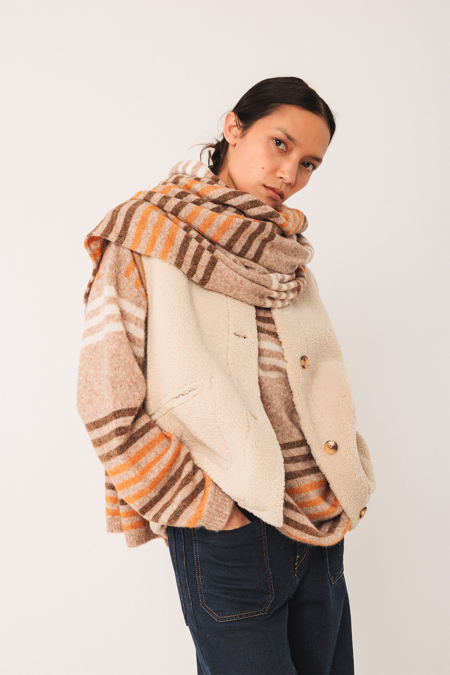 GILET TEDDY RÉVERSIBLE