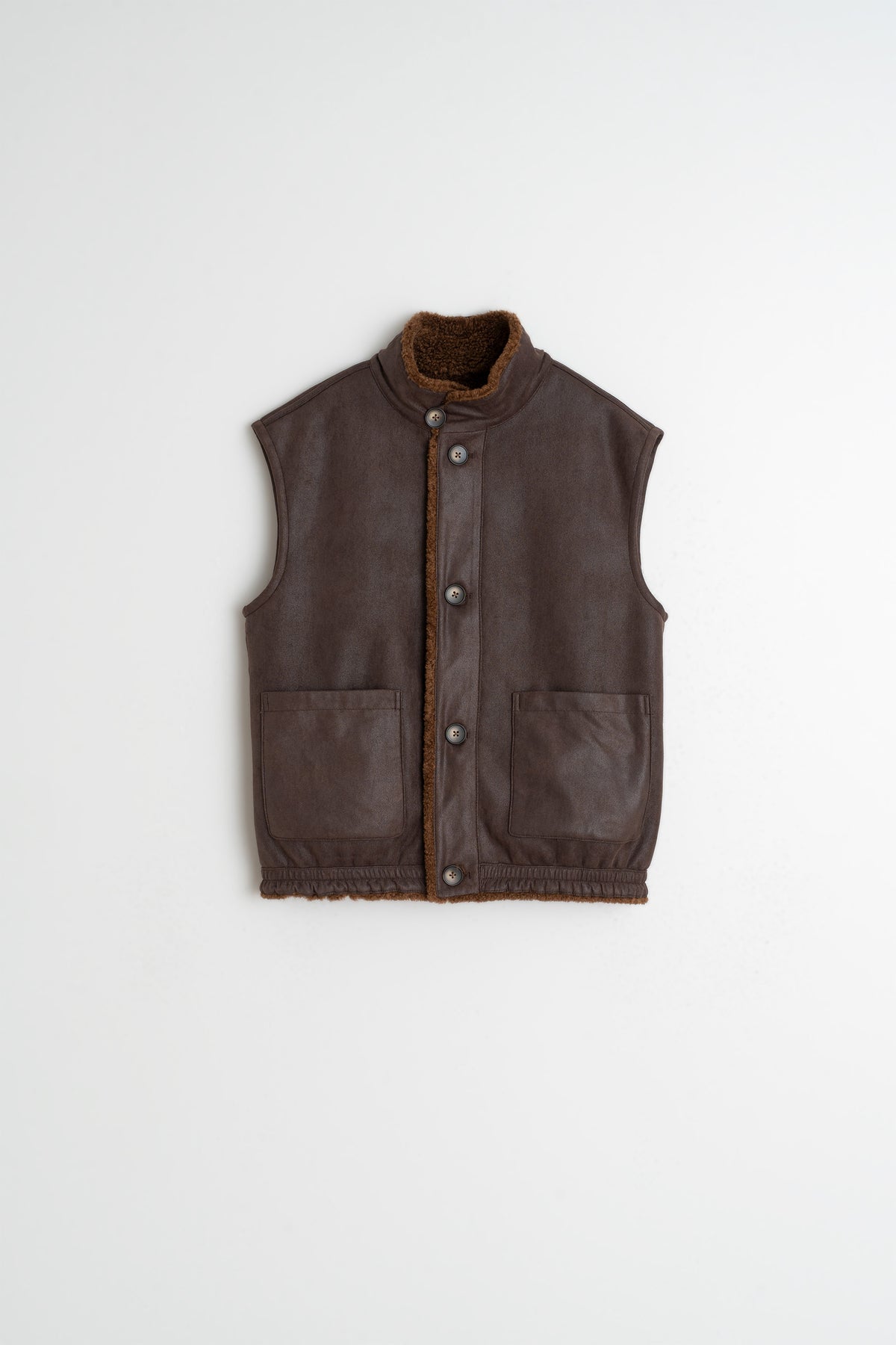 REVERSIBLE TEDDY VEST