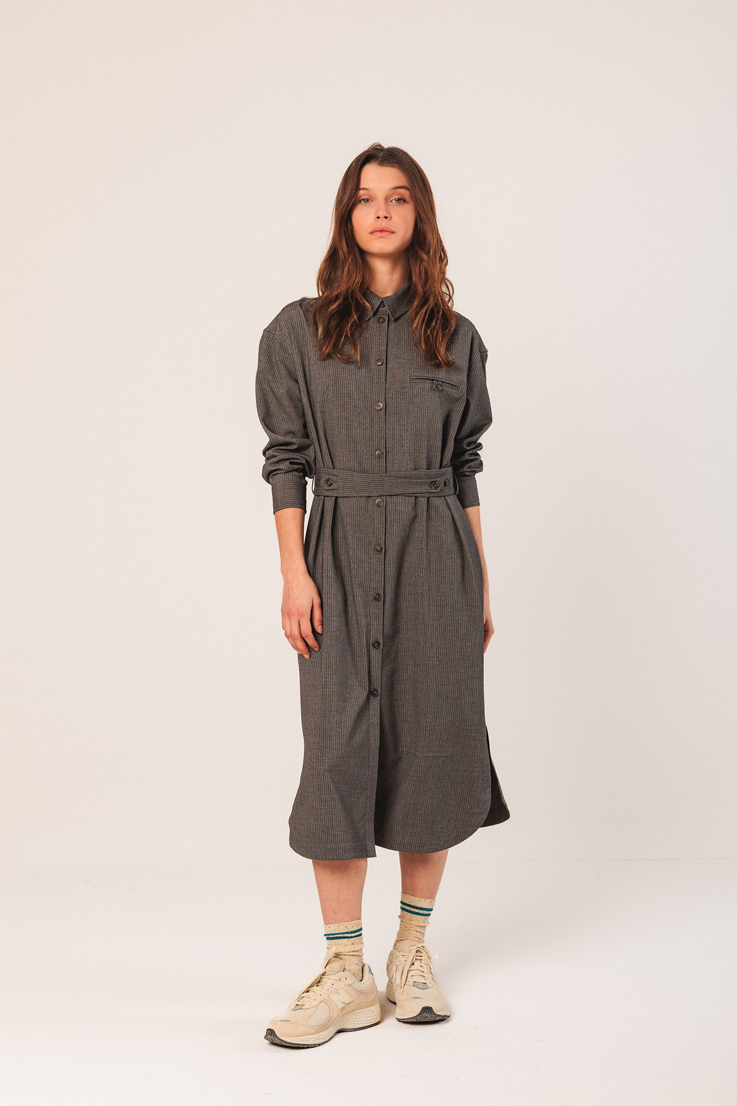 VESTIDO CAMISERO FLUIDO