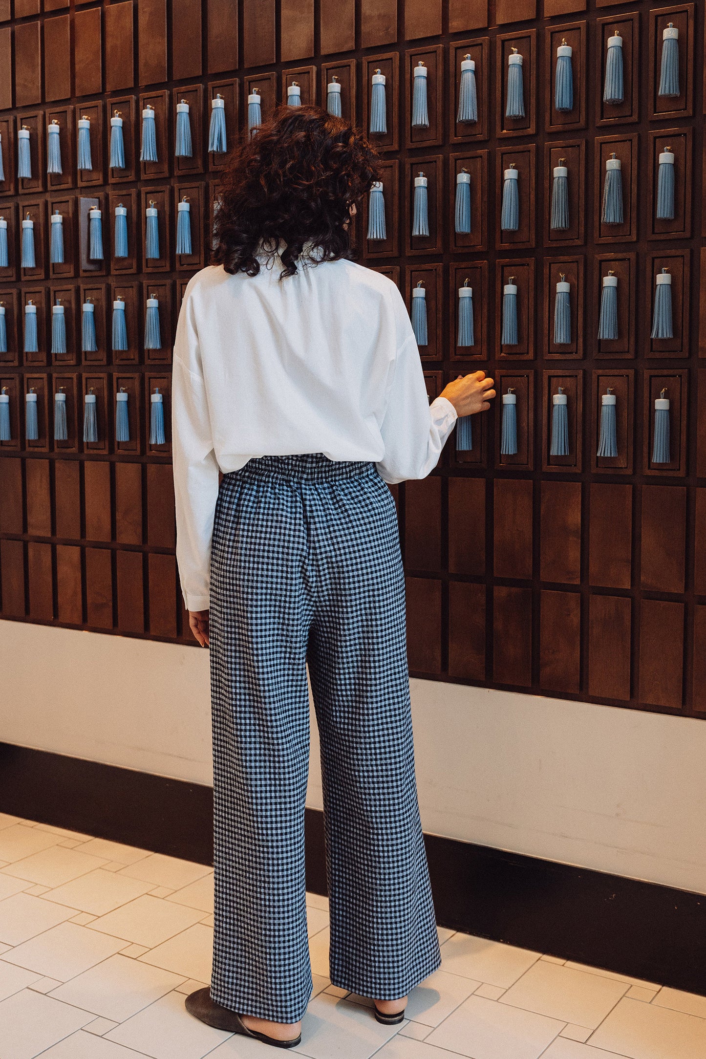 MINI CHECK PANTS