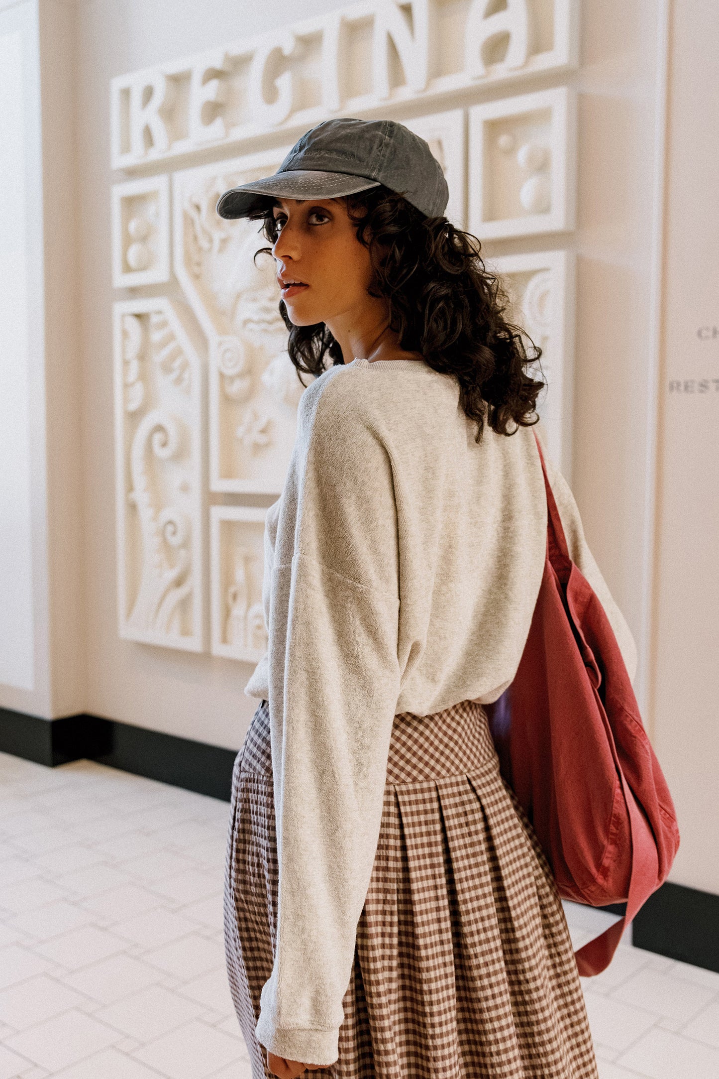 MINI CHECK SKIRT