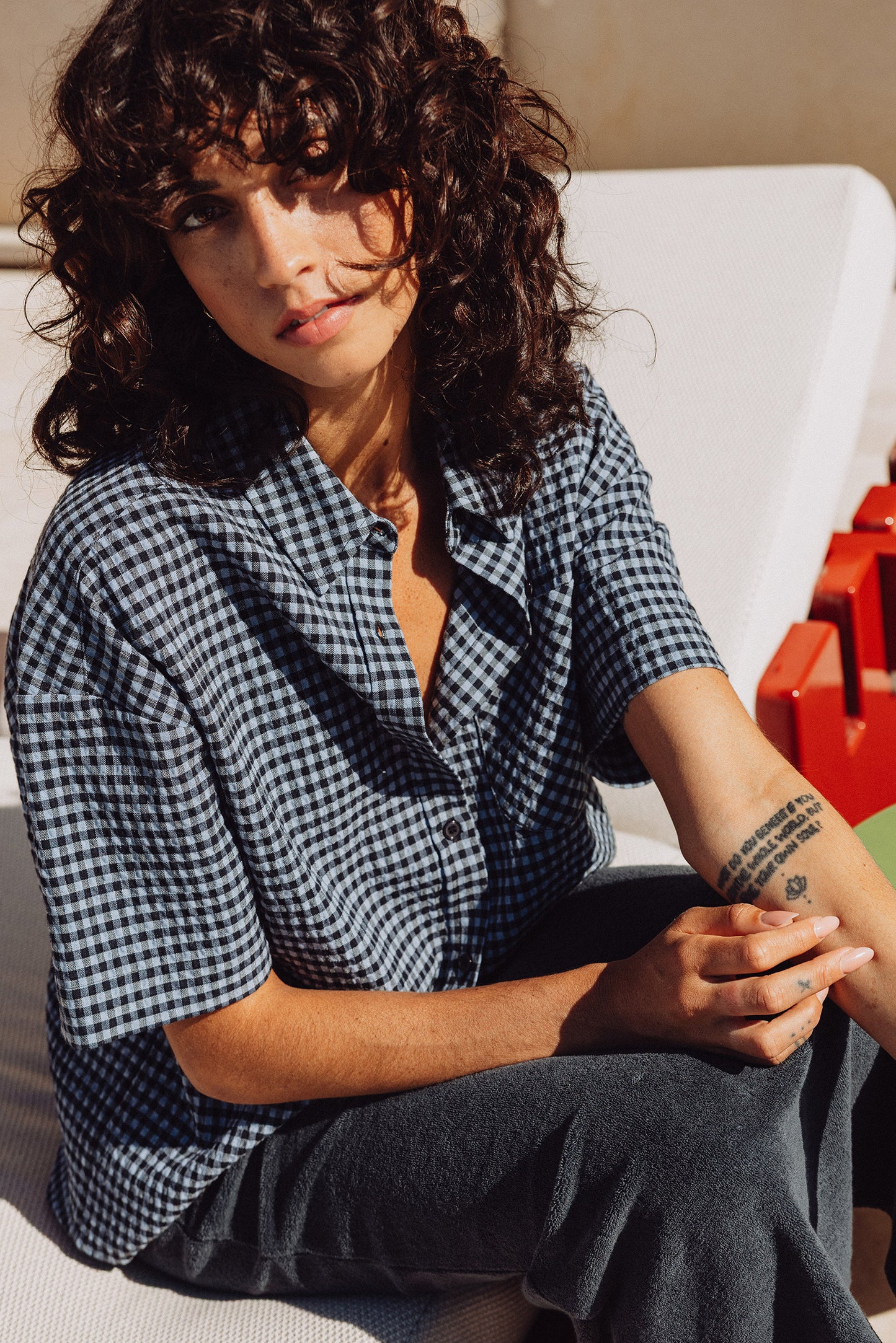 MINI CHECK SHIRT