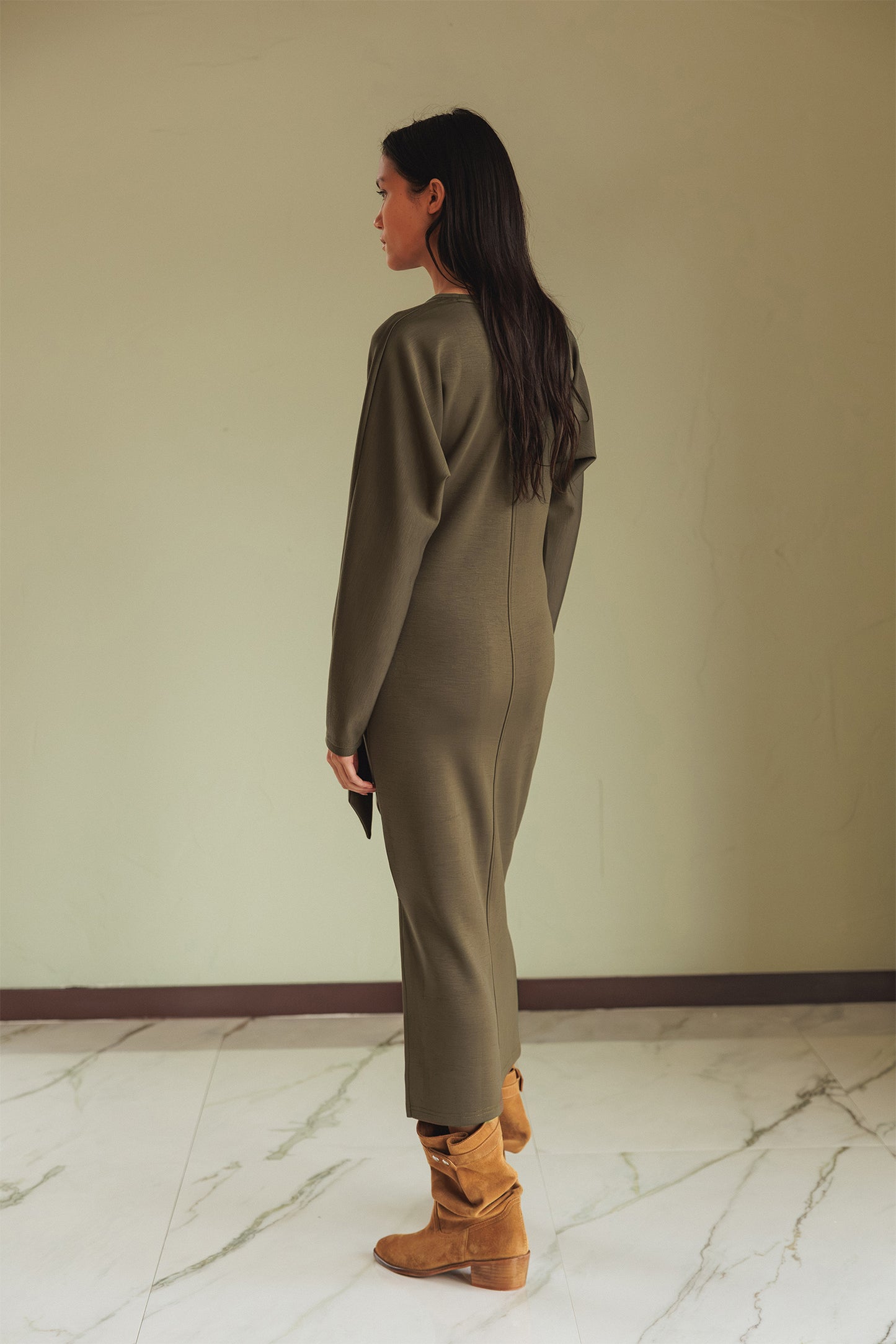 ROBE EN MAILLE NOUÉE