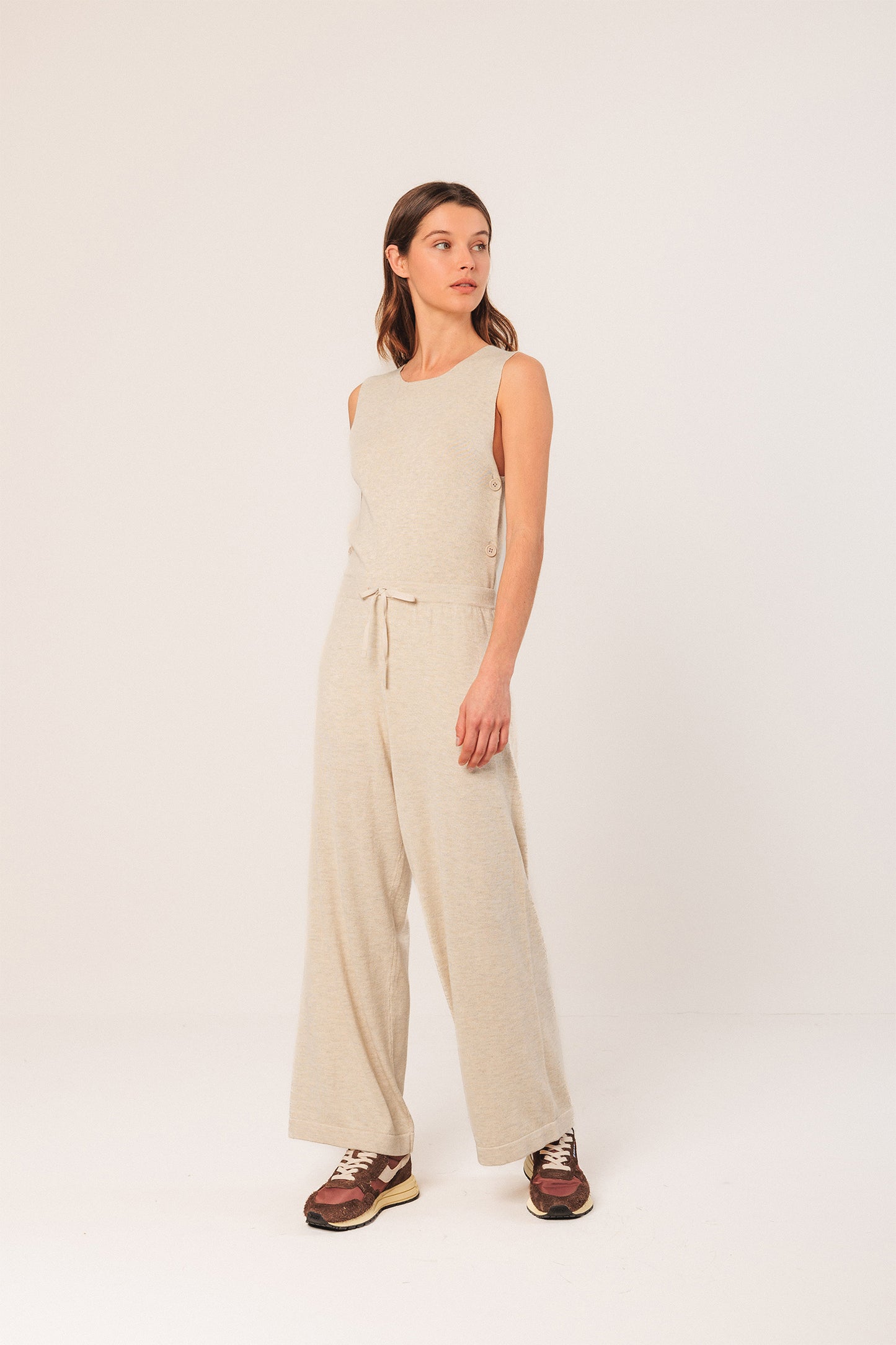 WIDE-KNIT PANTS