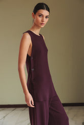 GILET LONG À BOUTONS SEAWOOL