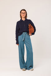 VESTE EN COTON TORSADÉ