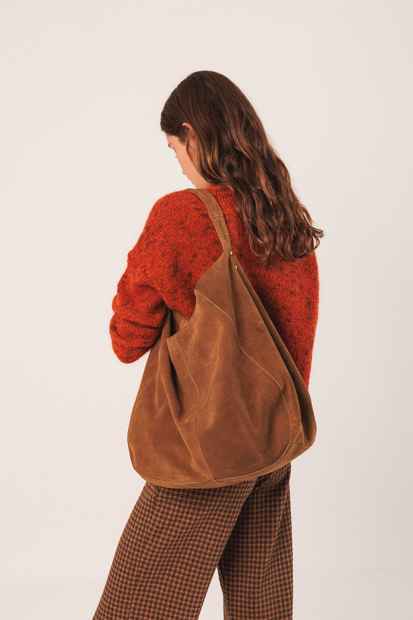 TOTE BAG EN CROÛTE DE CUIR