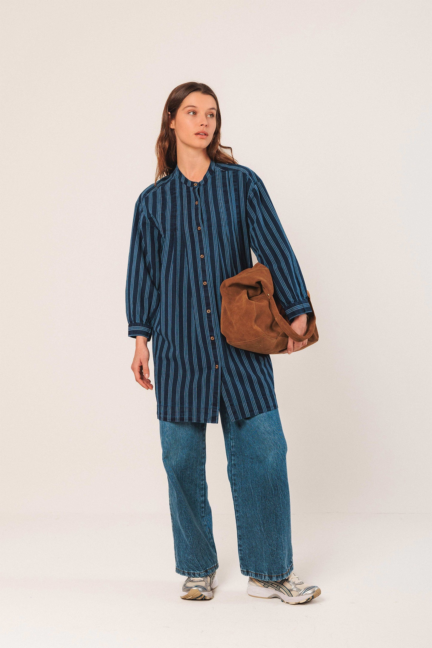 TOTE BAG EN CROÛTE DE CUIR