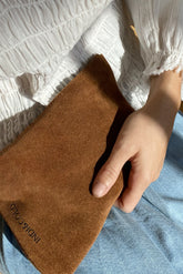 SPLIT LEATHER POUCH
