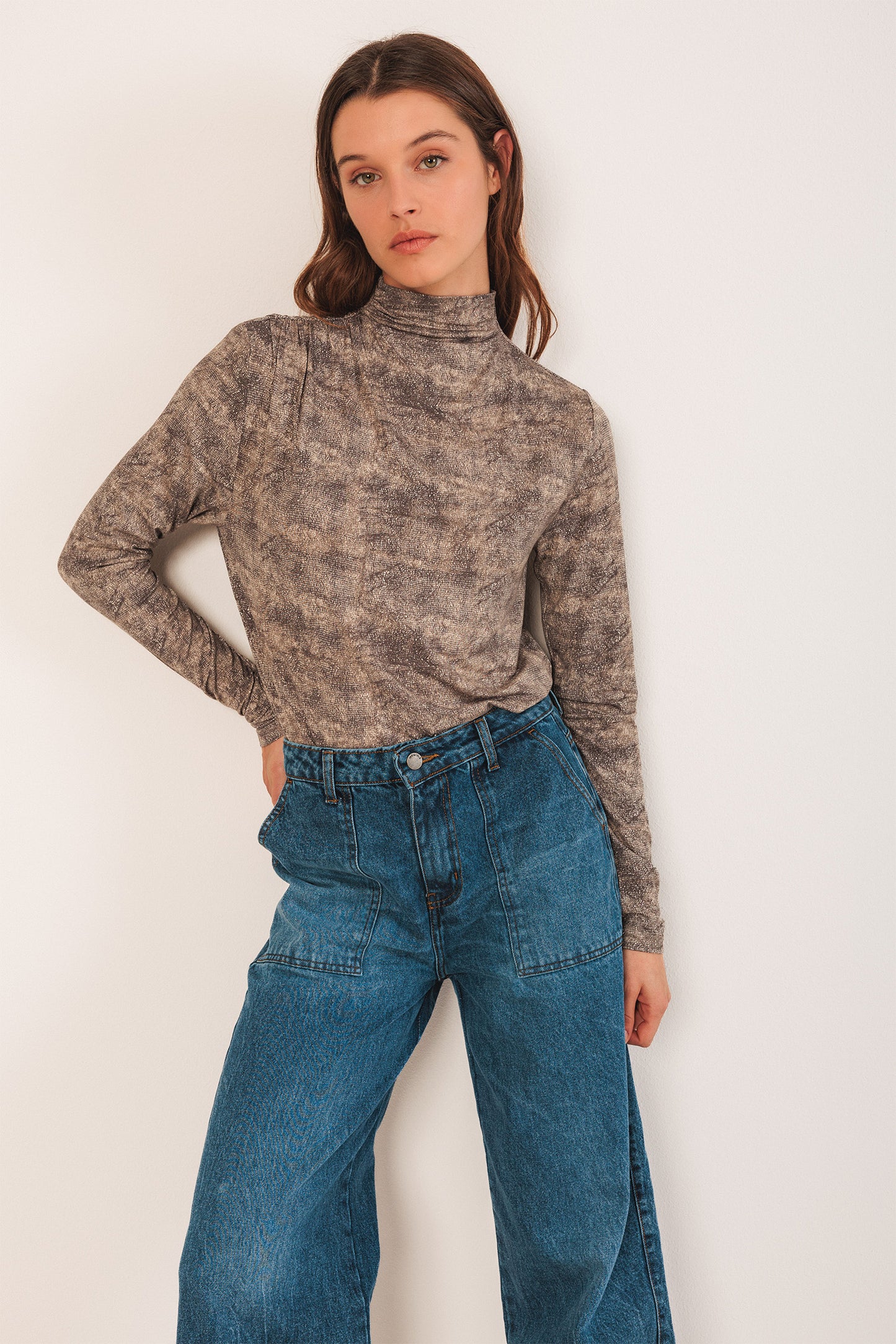 NETTING PRINT T-SHIRT
