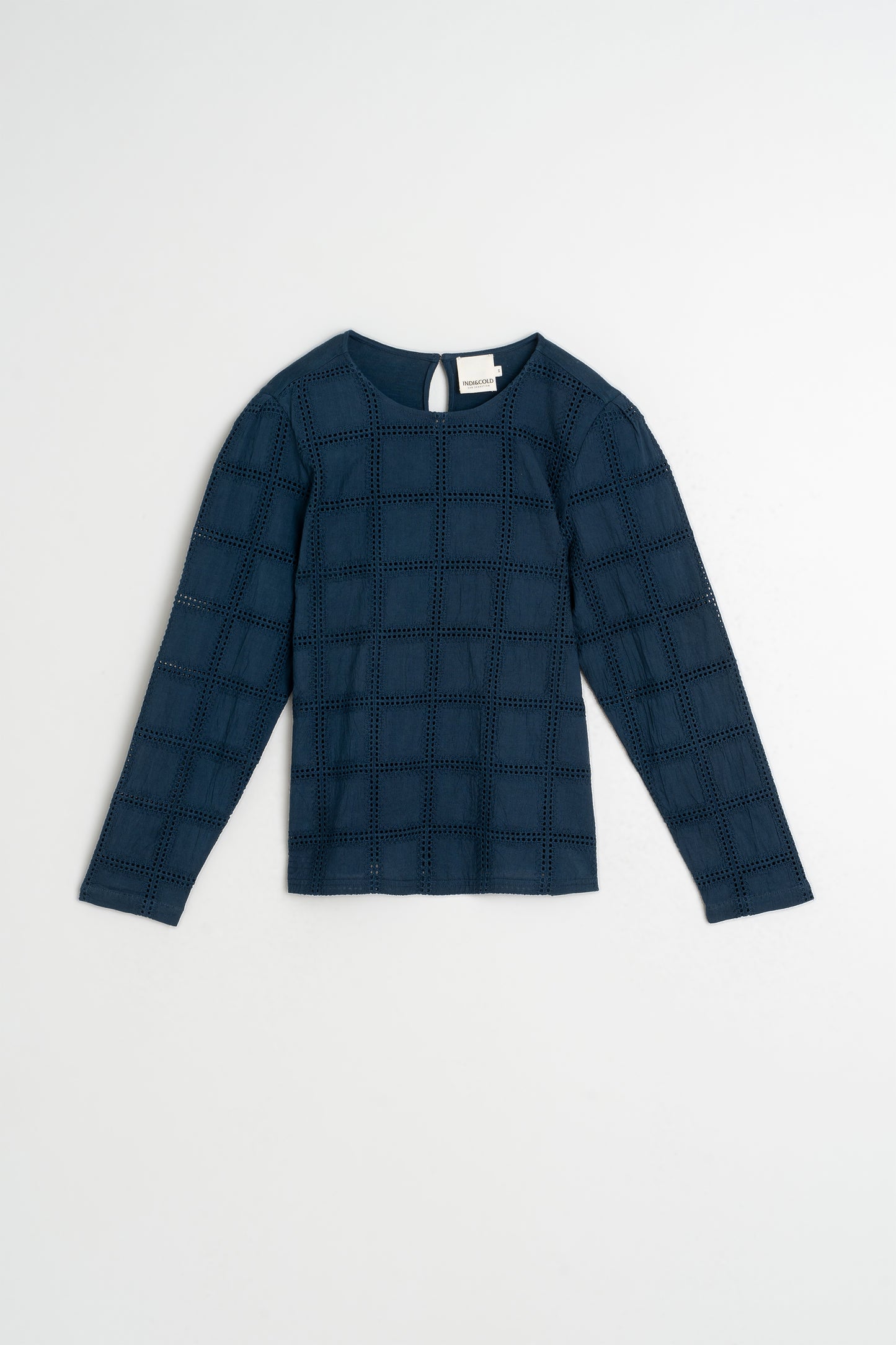 BLUSA COMBINADA BORDADA