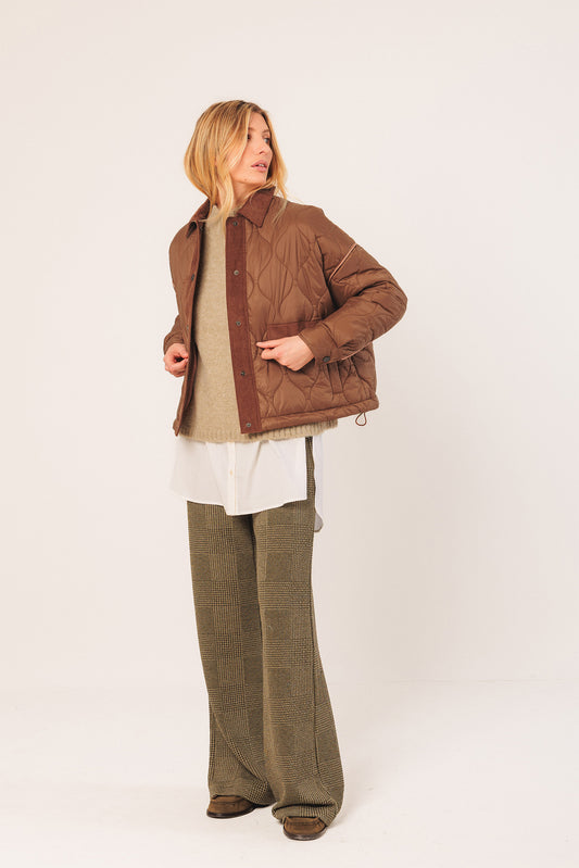 RETRO QUILTED BIKER JACKET 1