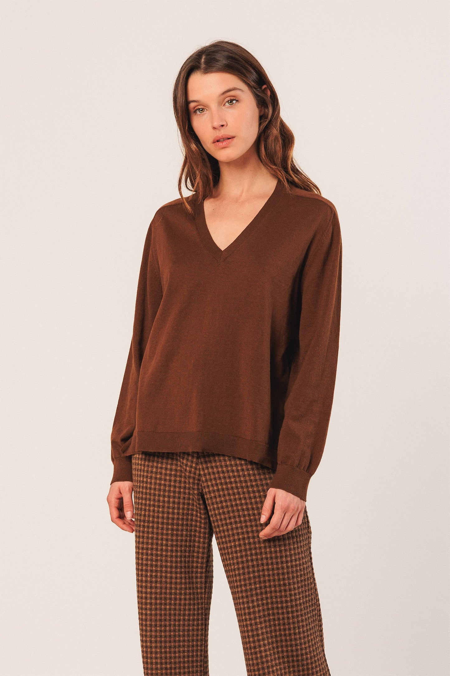 BASIC COTTON SWEATER