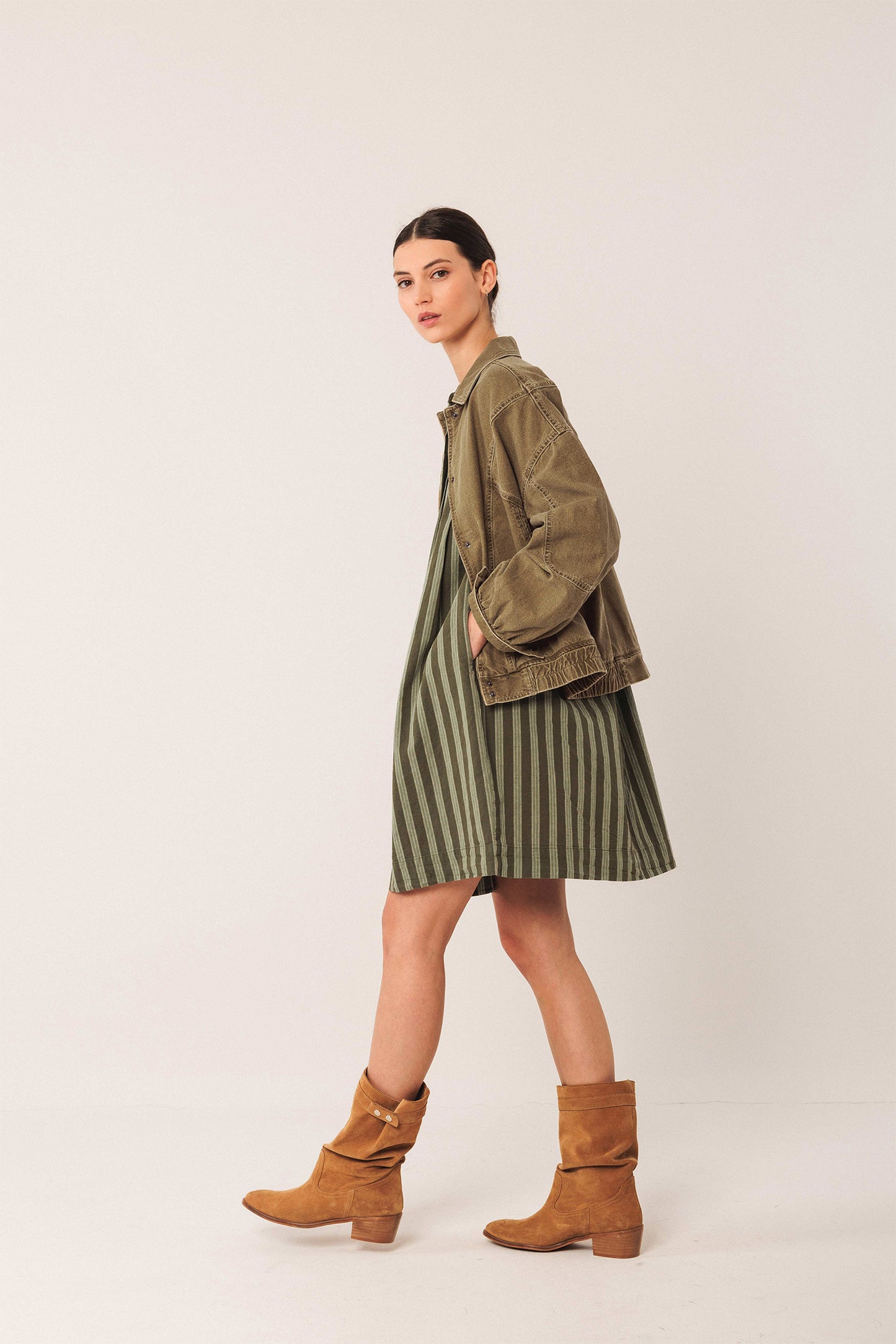 WASHED TWILL JACKET